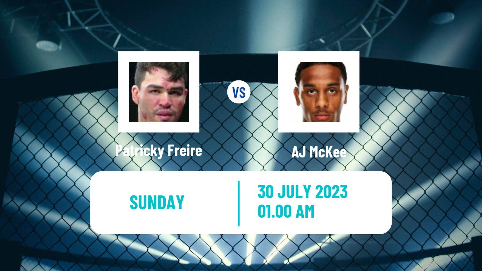 MMA Lightweight Bellator Men Patricky Freire - AJ McKee