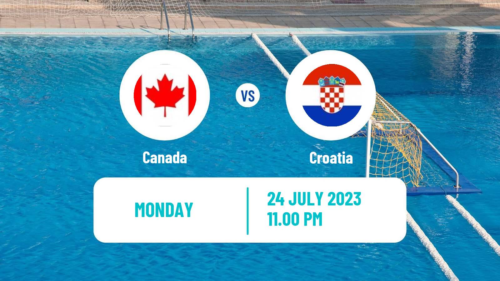 Water polo World Championship Water Polo Canada - Croatia