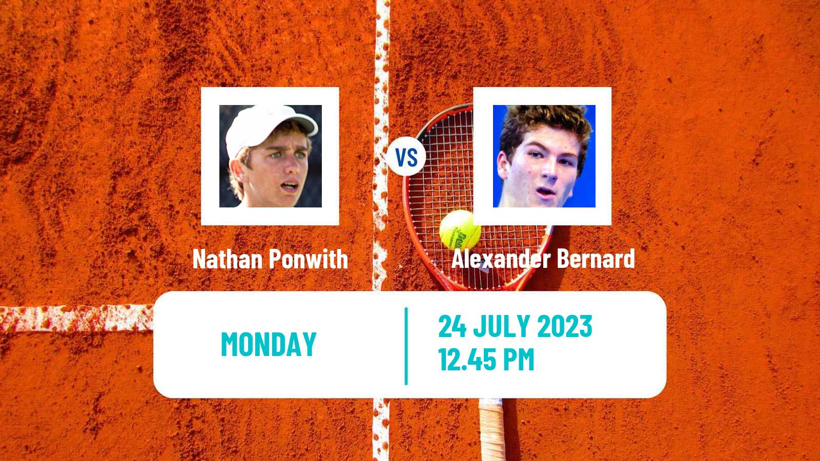 Tennis Salinas Challenger Men Nathan Ponwith - Alexander Bernard