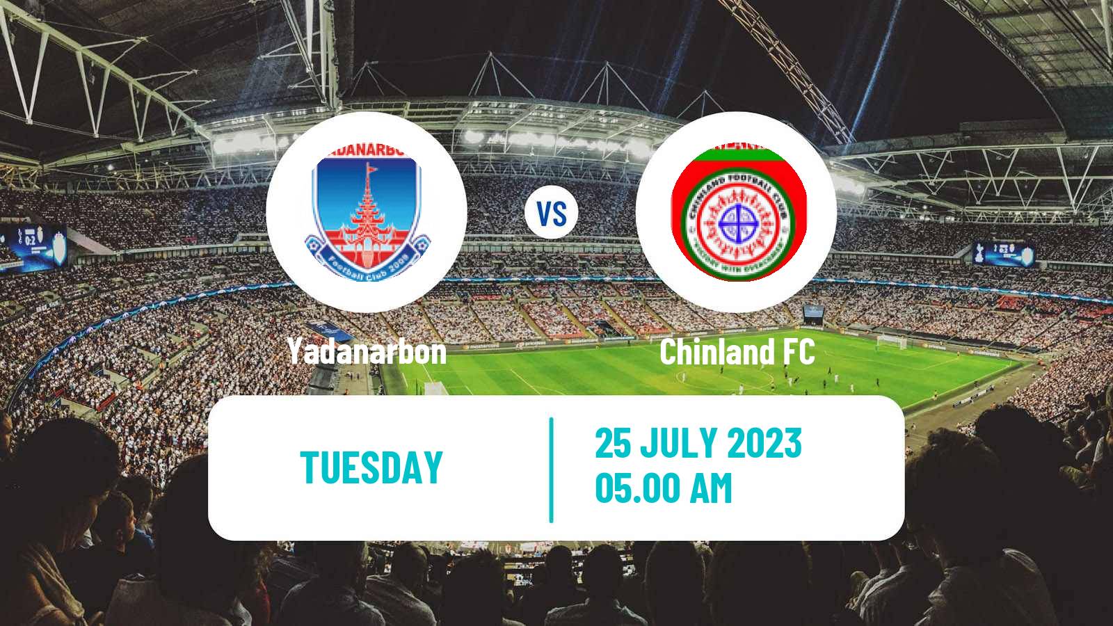 Soccer Myanmar National League Yadanarbon - Chinland