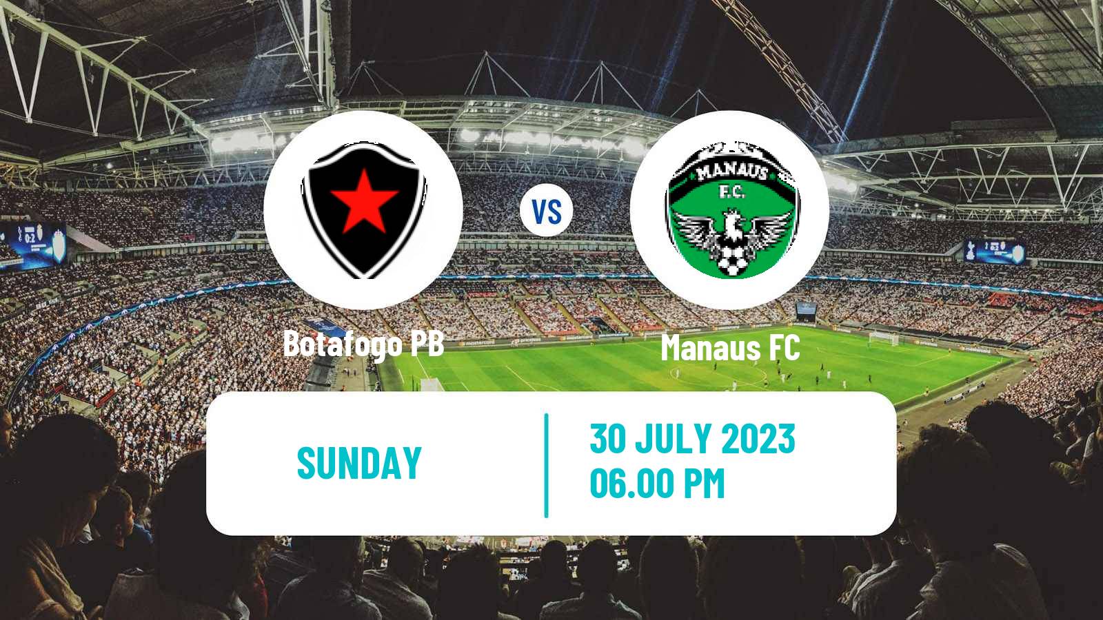Soccer Brazilian Serie C Botafogo PB - Manaus
