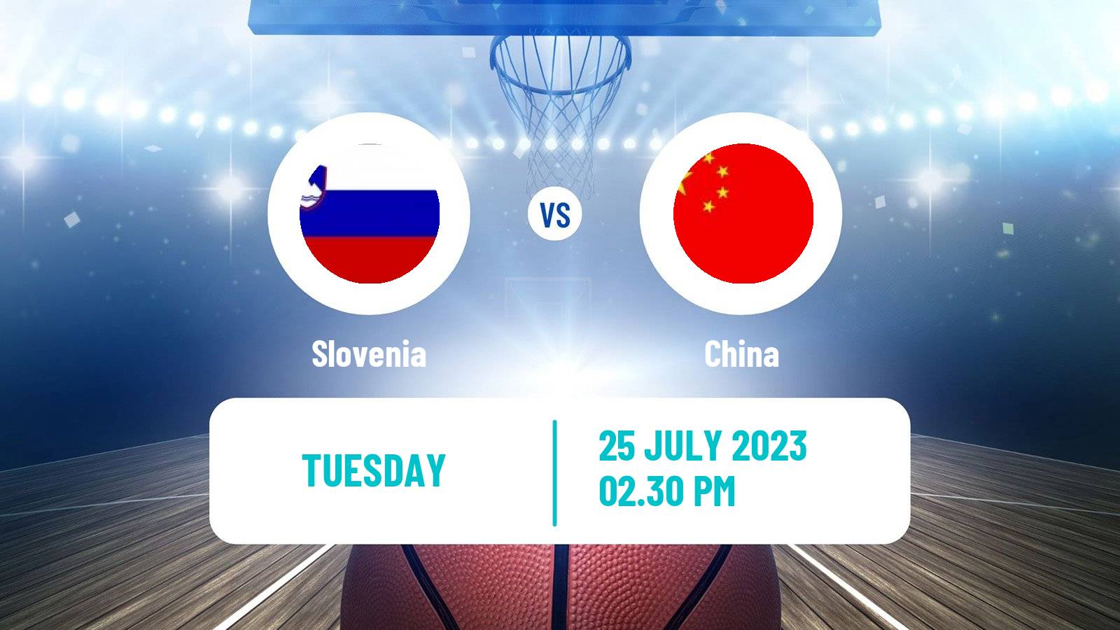 Basketball Friendly International Basketball Slovenia - China