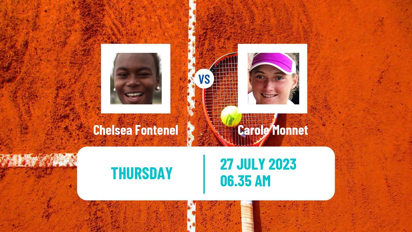Tennis ITF W100 Figueira Da Foz Women Chelsea Fontenel - Carole Monnet