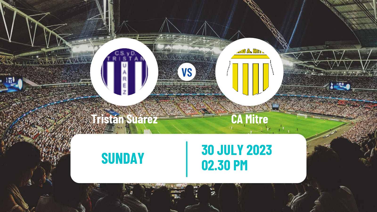 Soccer Argentinian Primera Nacional Tristán Suárez - Mitre