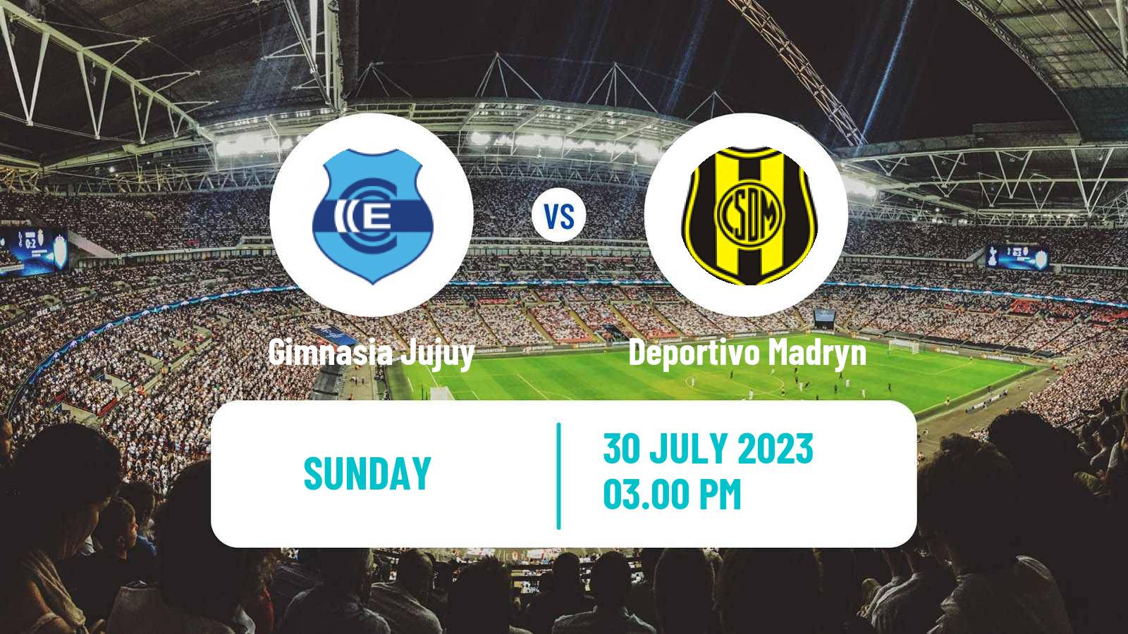 Soccer Argentinian Primera Nacional Gimnasia Jujuy - Deportivo Madryn