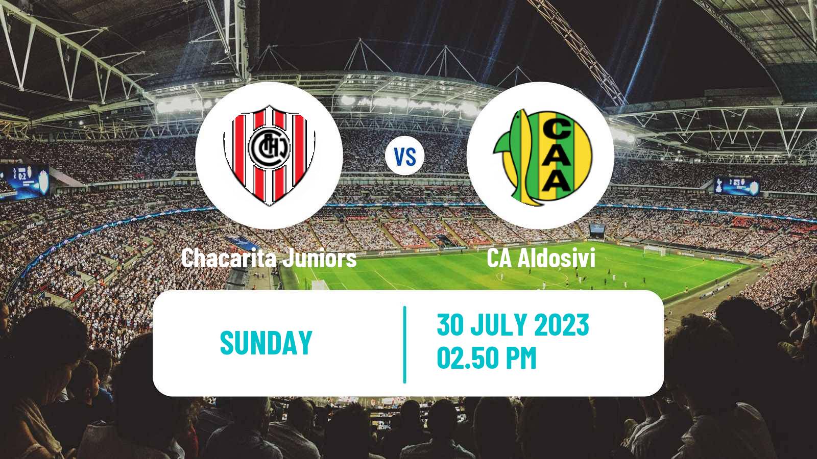 Soccer Argentinian Primera Nacional Chacarita Juniors - Aldosivi