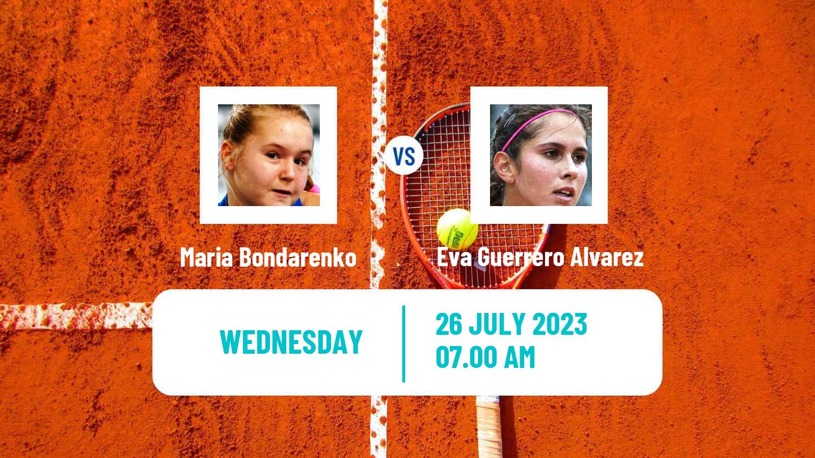 Tennis ITF W25 El Espinar Segovia Women Maria Bondarenko - Eva Guerrero Alvarez