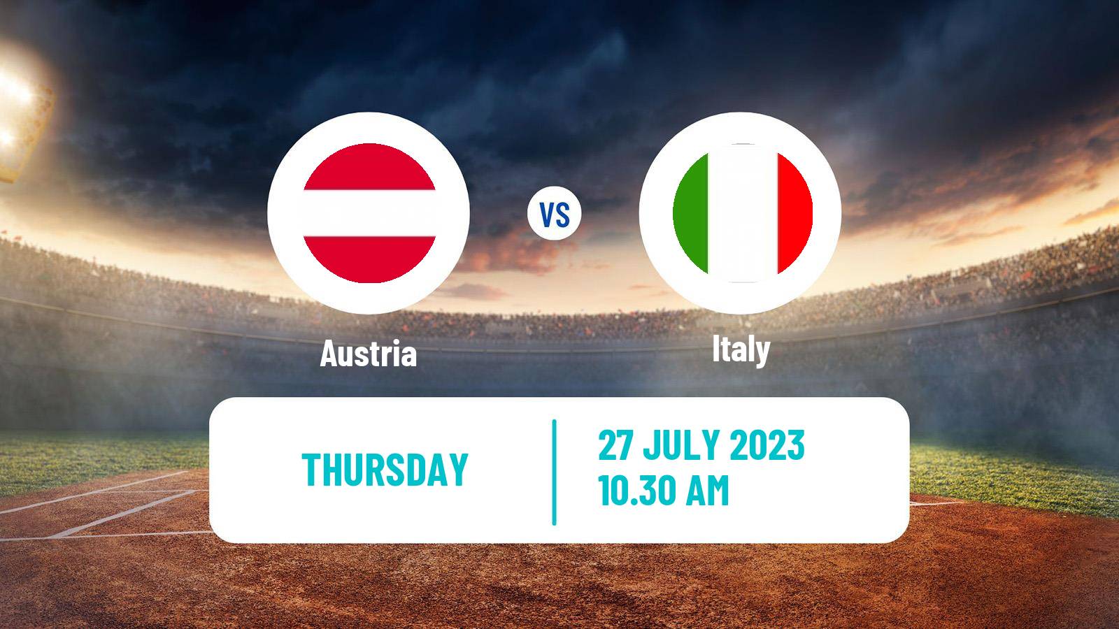 Cricket ICC World Twenty20 Austria - Italy