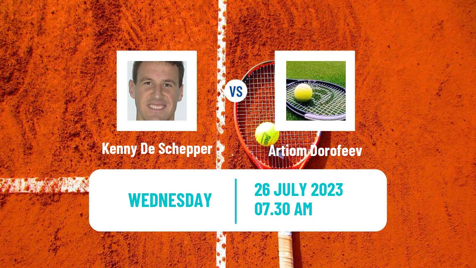 Tennis ITF M25 Porto Men Kenny De Schepper - Artiom Dorofeev