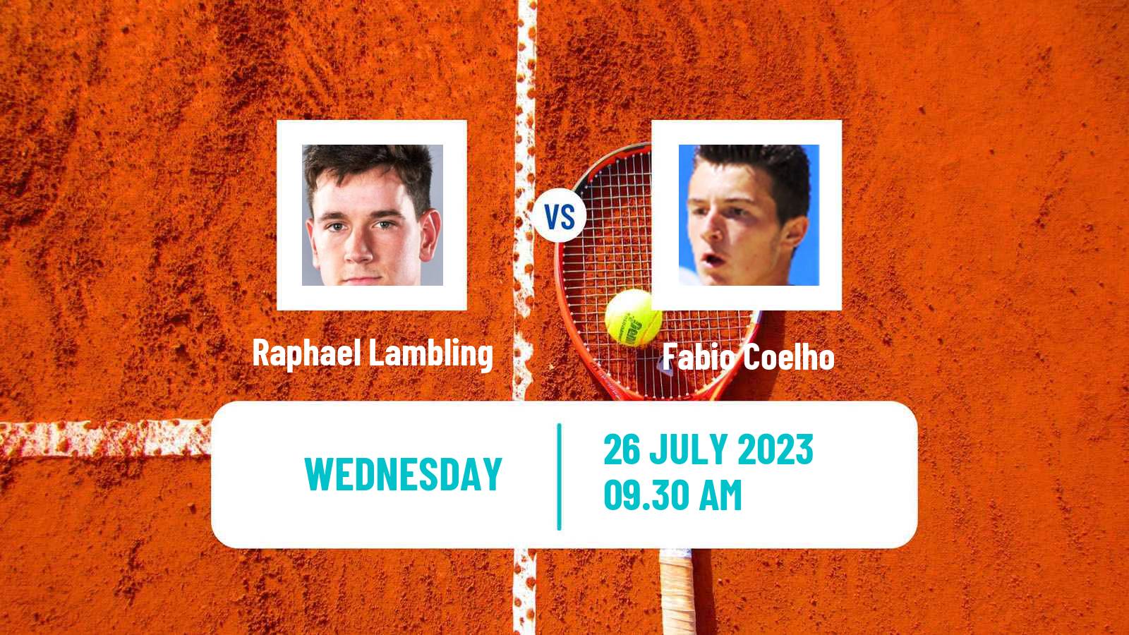 Tennis ITF M25 Porto Men Raphael Lambling - Fabio Coelho