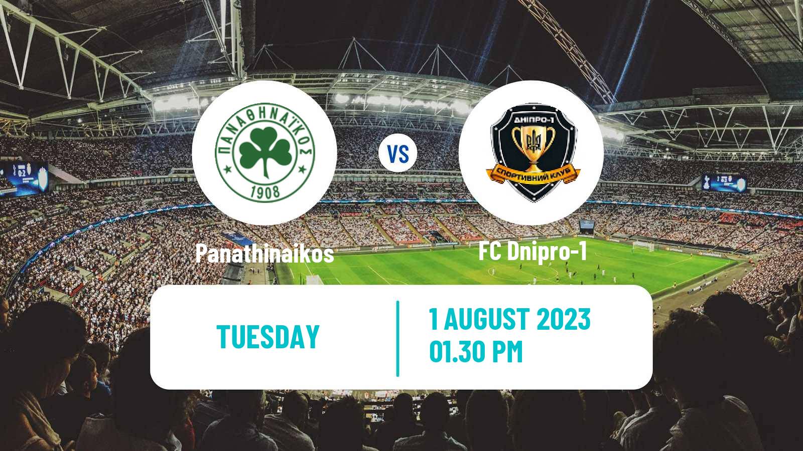 Soccer UEFA Champions League Panathinaikos - Dnipro-1