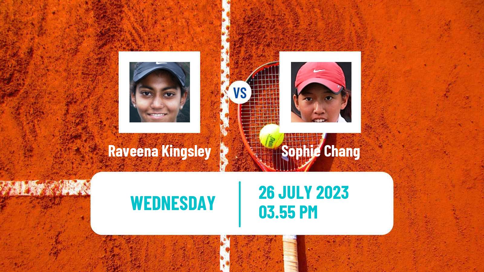 Tennis ITF W60 Dallas Tx Women Raveena Kingsley - Sophie Chang