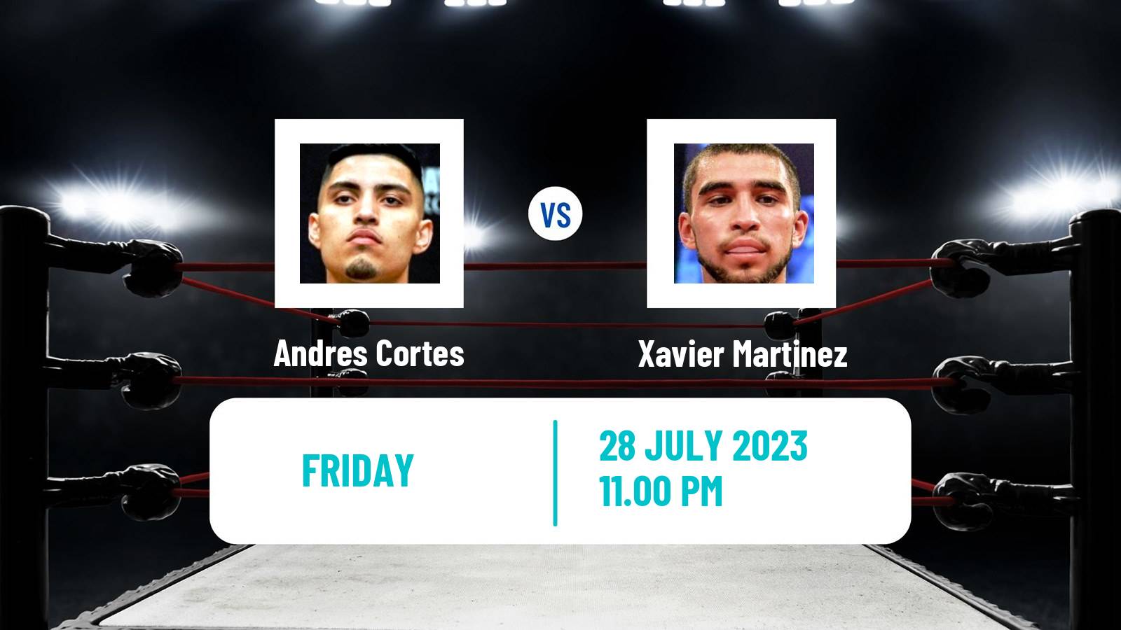 Boxing Super Lightweight Others Matches Men Andres Cortes - Xavier Martinez
