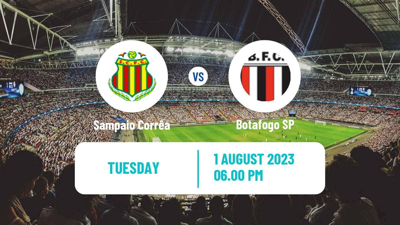 Soccer Brazilian Serie B Sampaio Corrêa - Botafogo SP