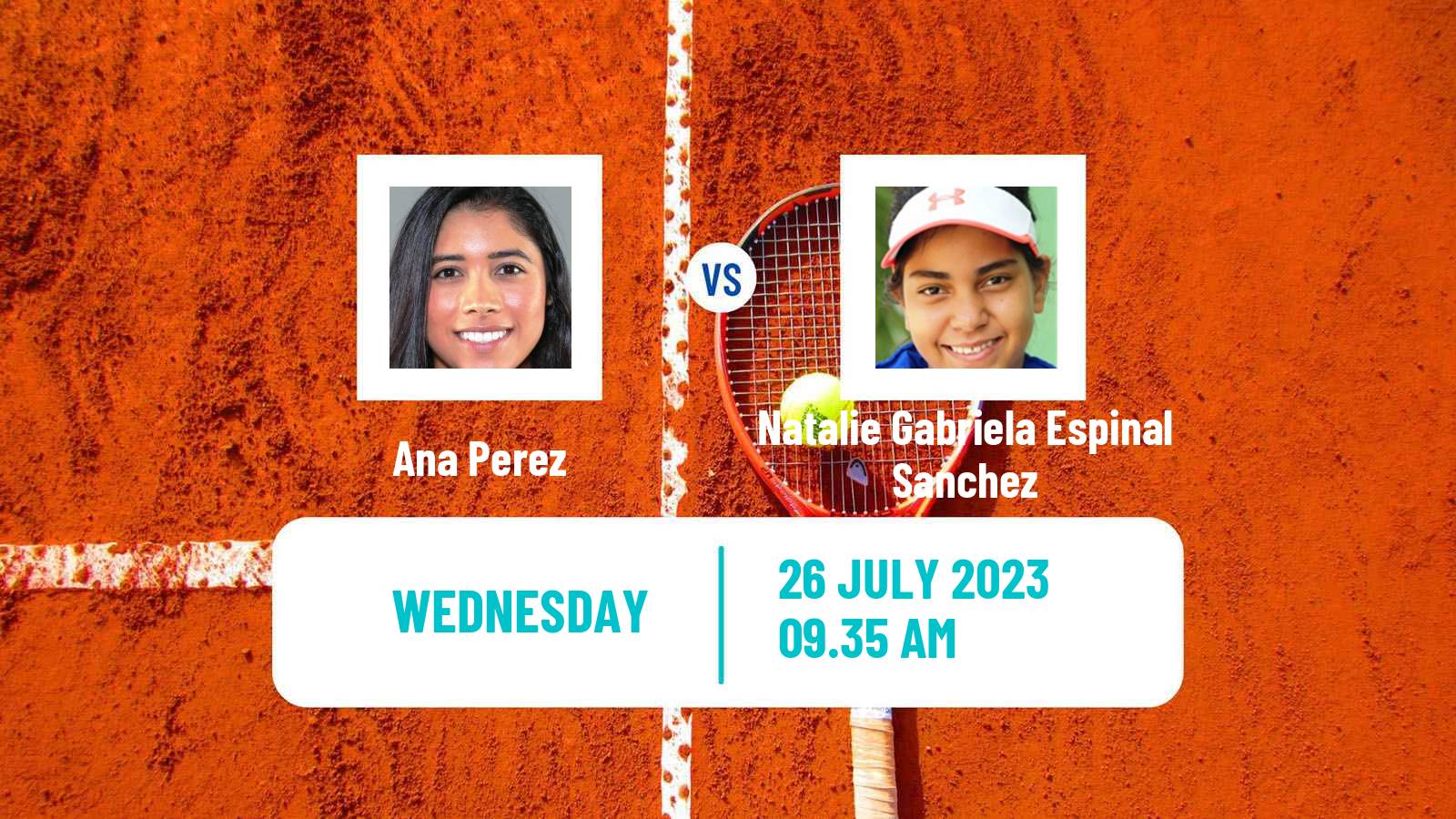 Tennis WTA Billie Jean King Cup Group II Ana Perez - Natalie Gabriela Espinal Sanchez