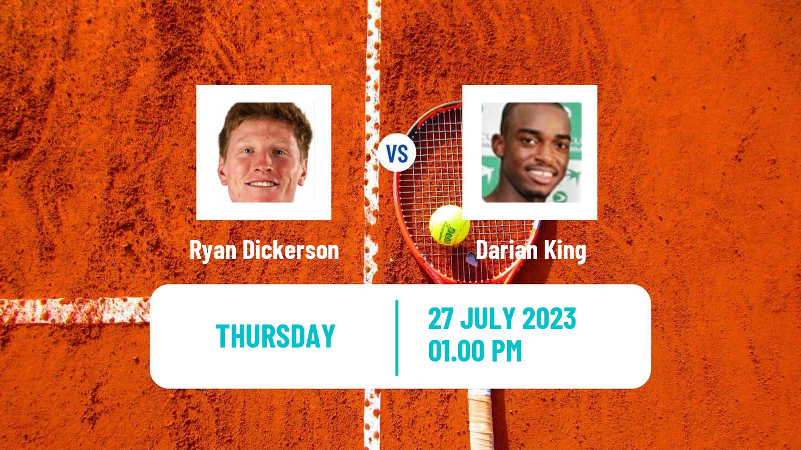 Tennis ITF M15 Pittsburgh Pa Men Ryan Dickerson - Darian King