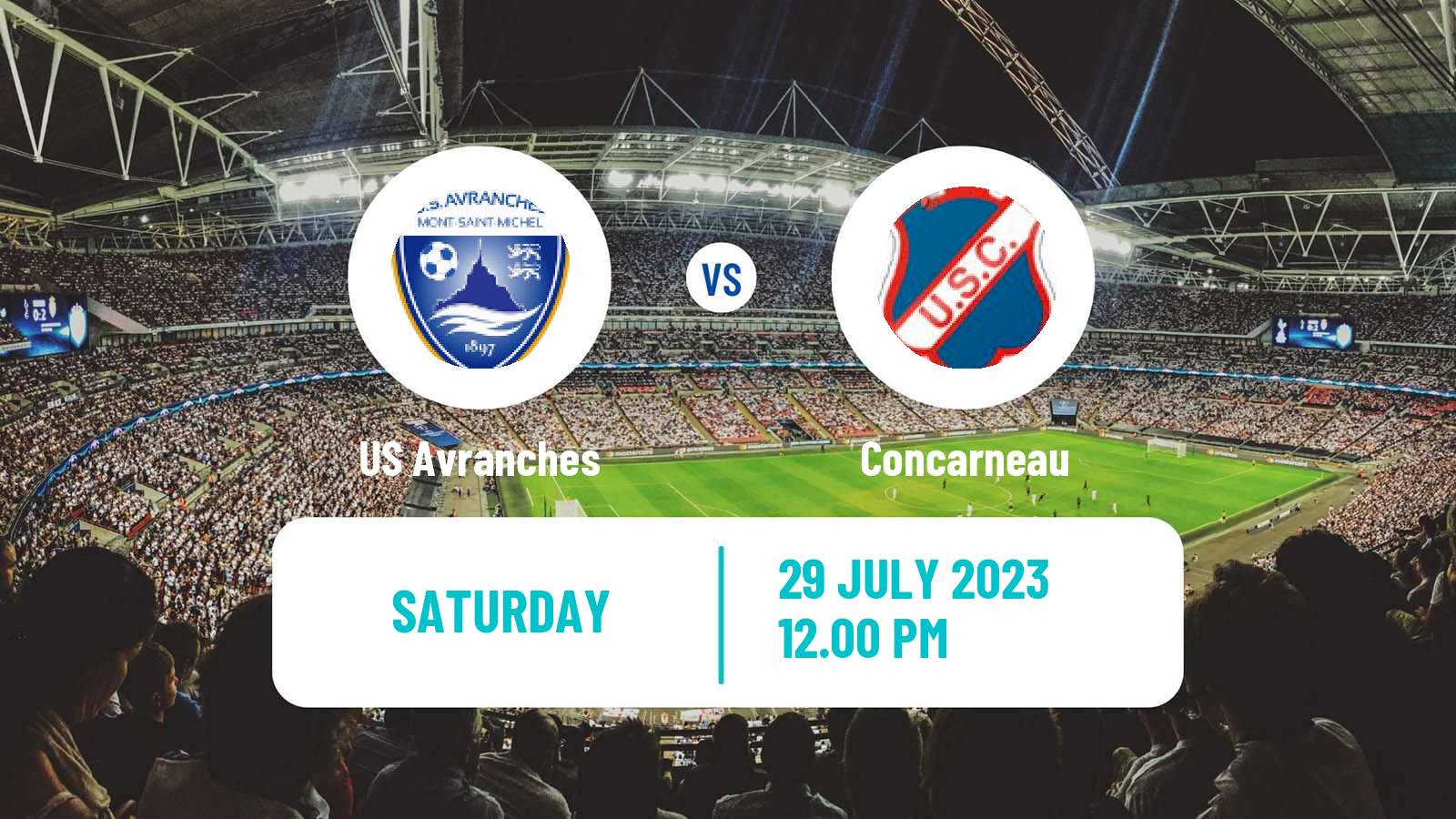 Soccer Club Friendly Avranches - Concarneau