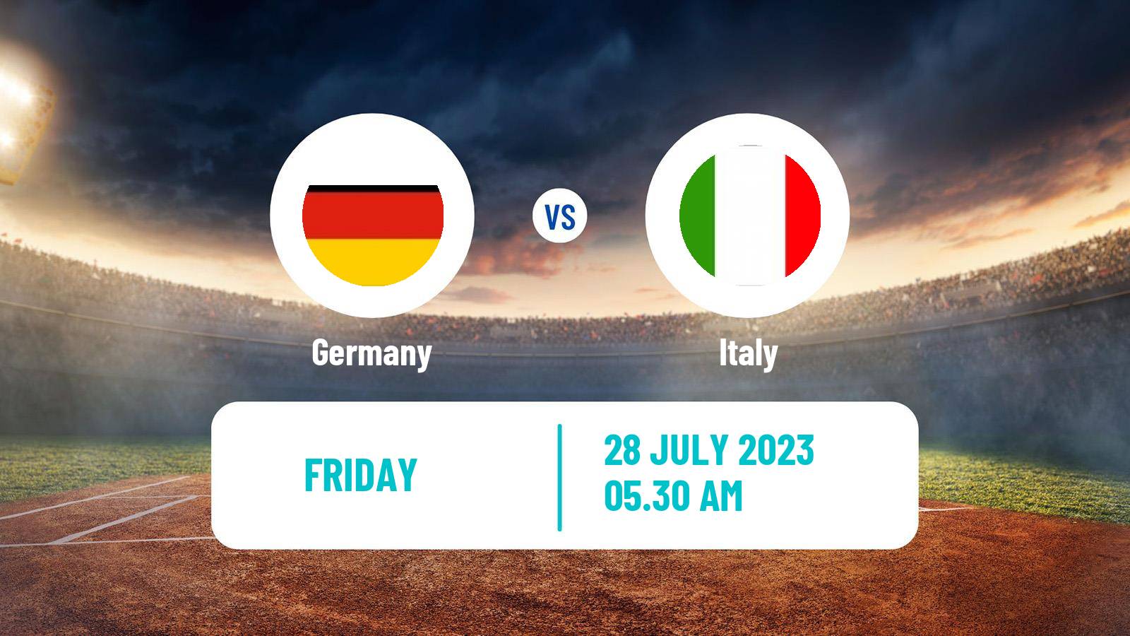 Cricket ICC World Twenty20 Germany - Italy