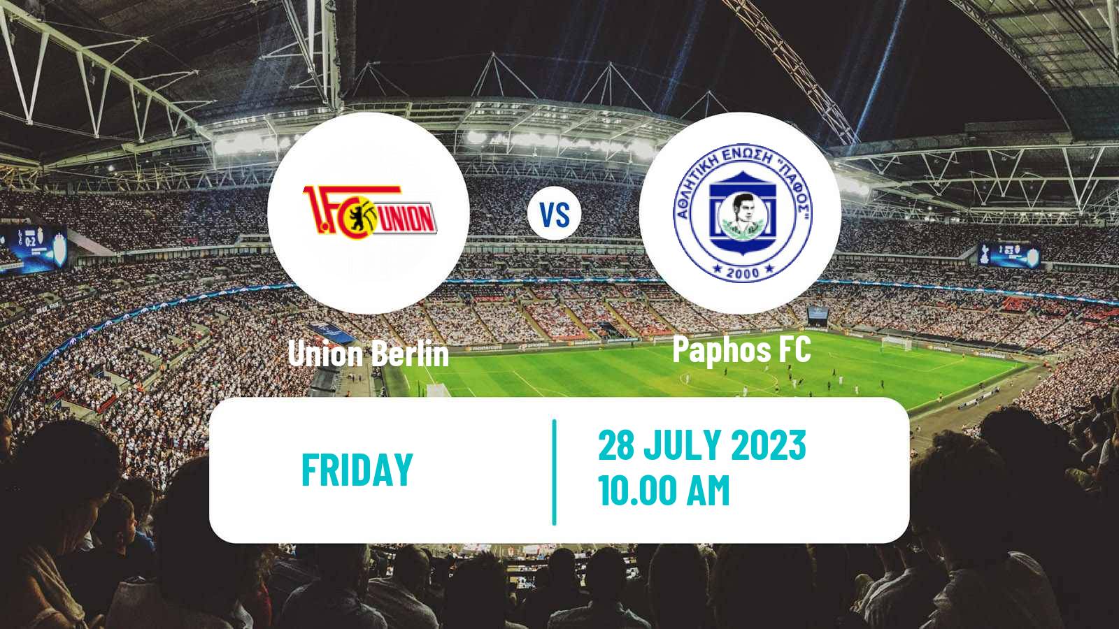 Soccer Club Friendly Union Berlin - Paphos