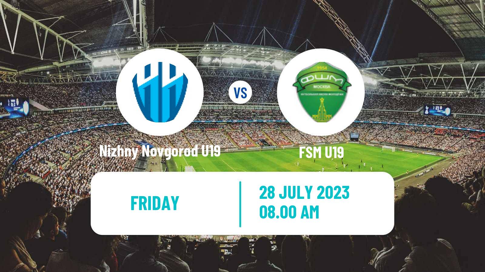 Football Russian Youth League Nizhny Novgorod U19 - FSM U19