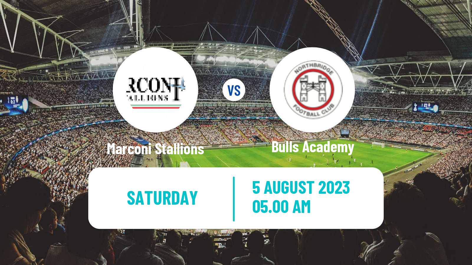 Football Australian NPL NSW Marconi Stallions - Bulls Academy