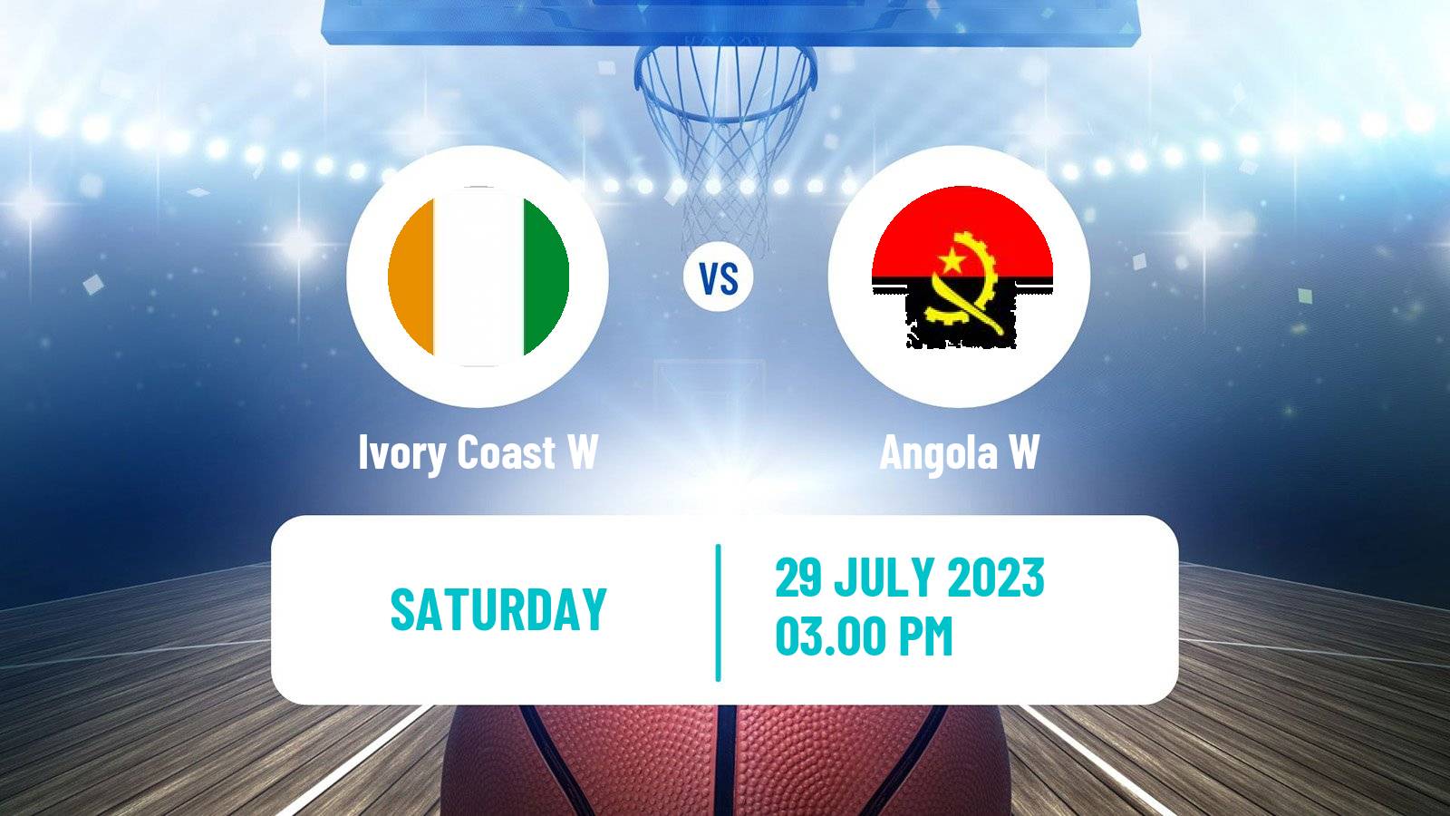 Basketball Afrobasket Women Ivory Coast W - Angola W