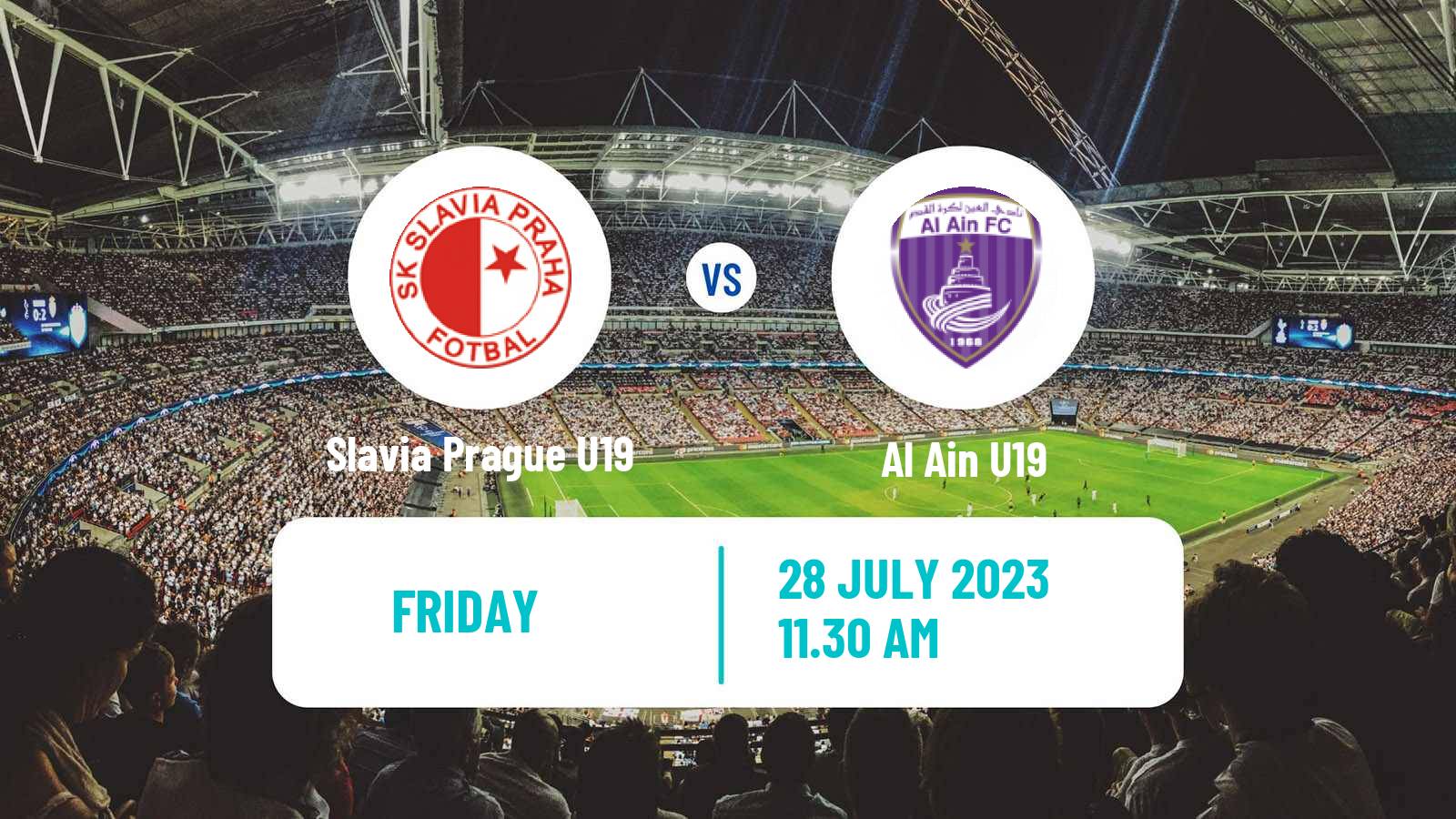 Football CEE Cup Slavia Prague U19 - Al Ain U19