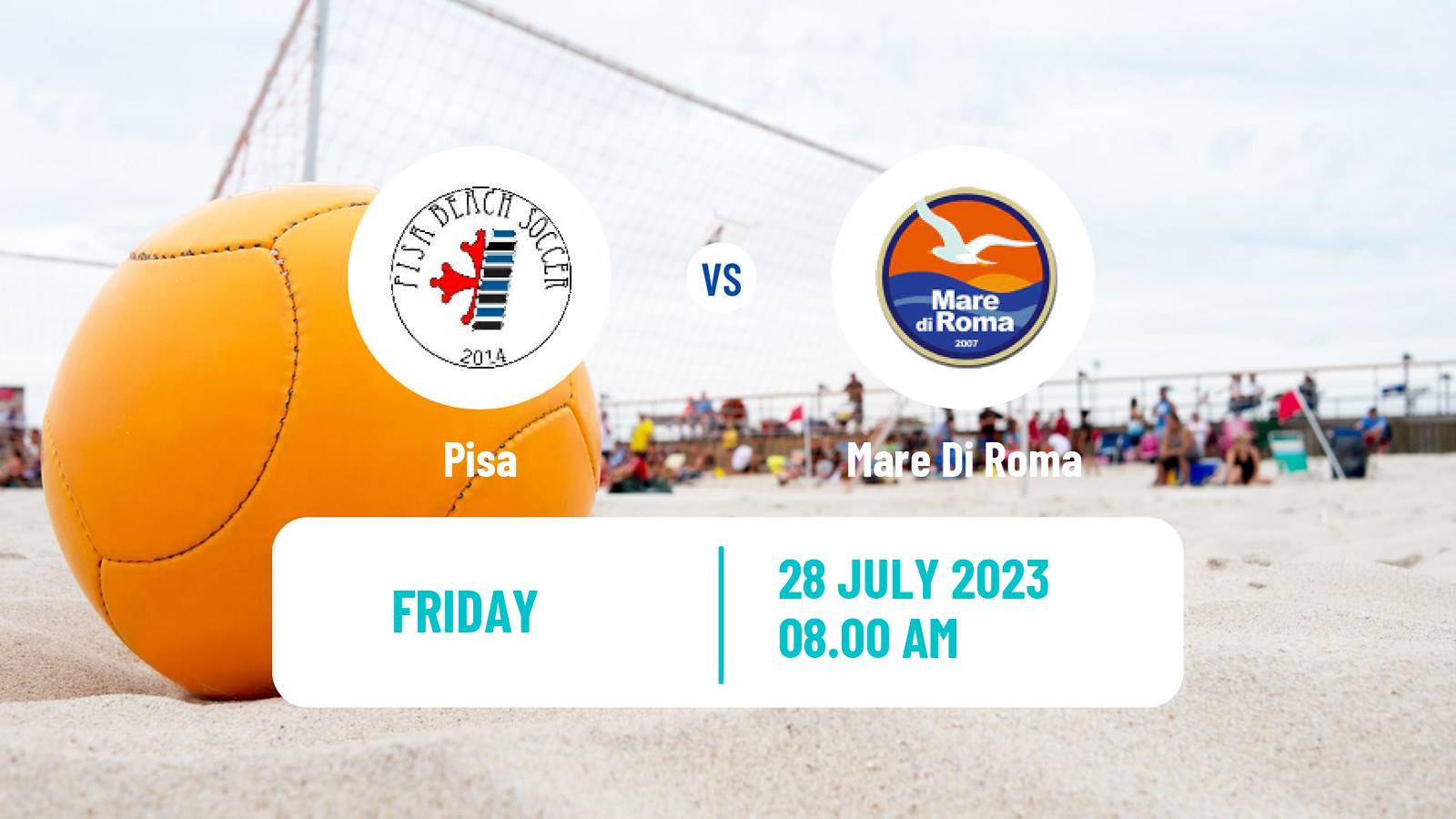 Beach soccer Serie A Pisa - Mare Di Roma