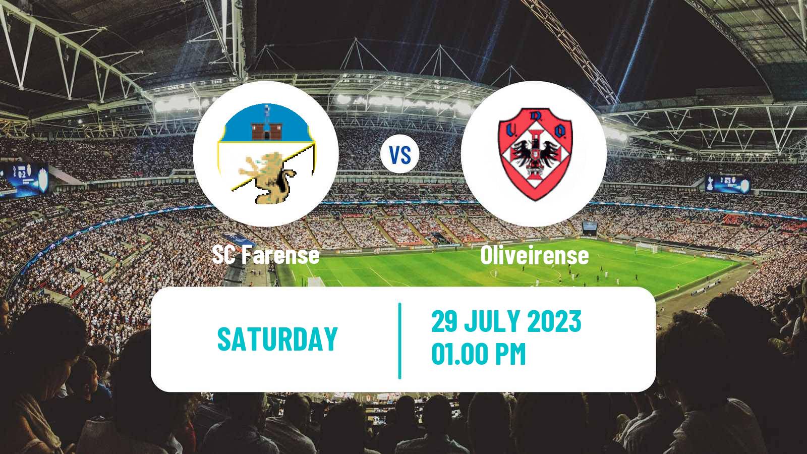 Soccer Portuguese League Cup Farense - Oliveirense