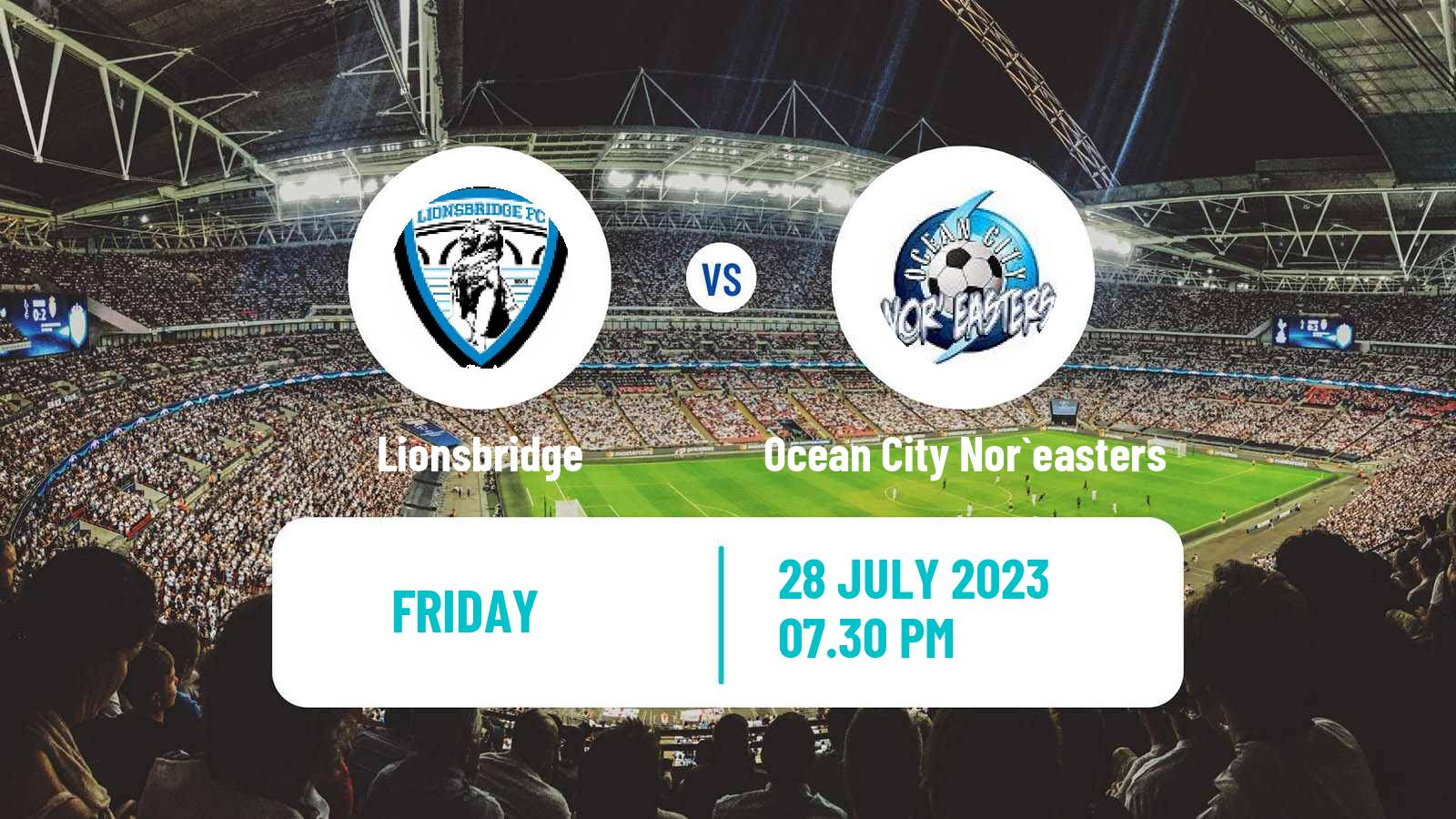 Soccer USL League Two Lionsbridge - Ocean City Nor`easters