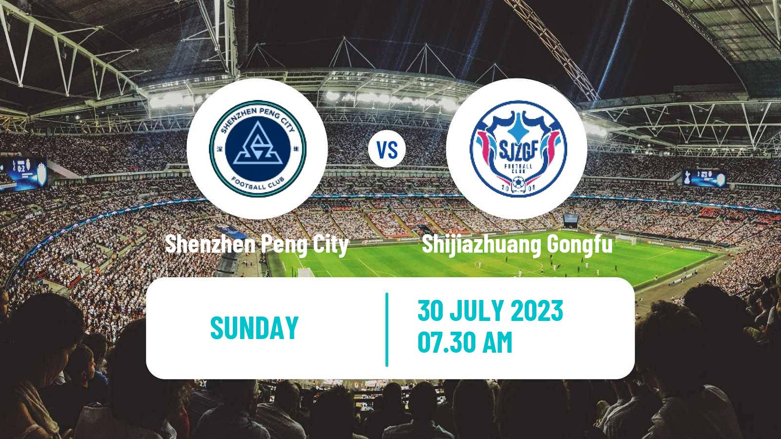 Soccer Chinese Jia League Shenzhen Peng City - Shijiazhuang Gongfu