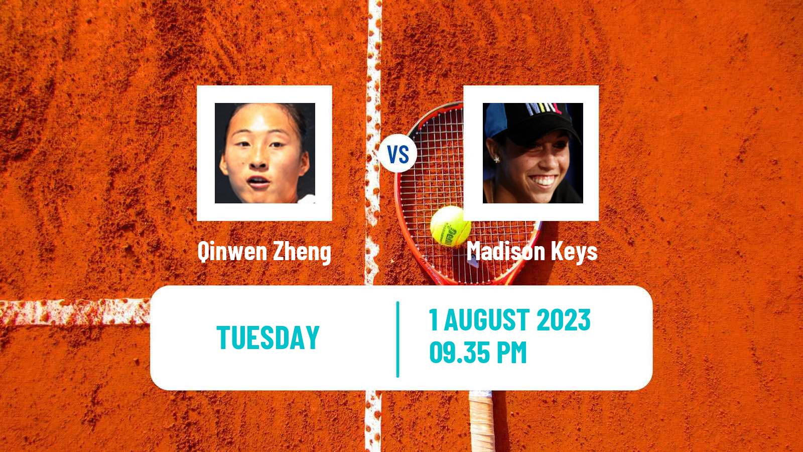 Tennis WTA Washington Qinwen Zheng - Madison Keys