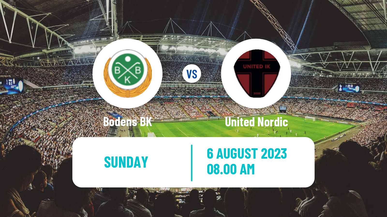 Soccer Swedish Division 1 Norra Boden - United Nordic