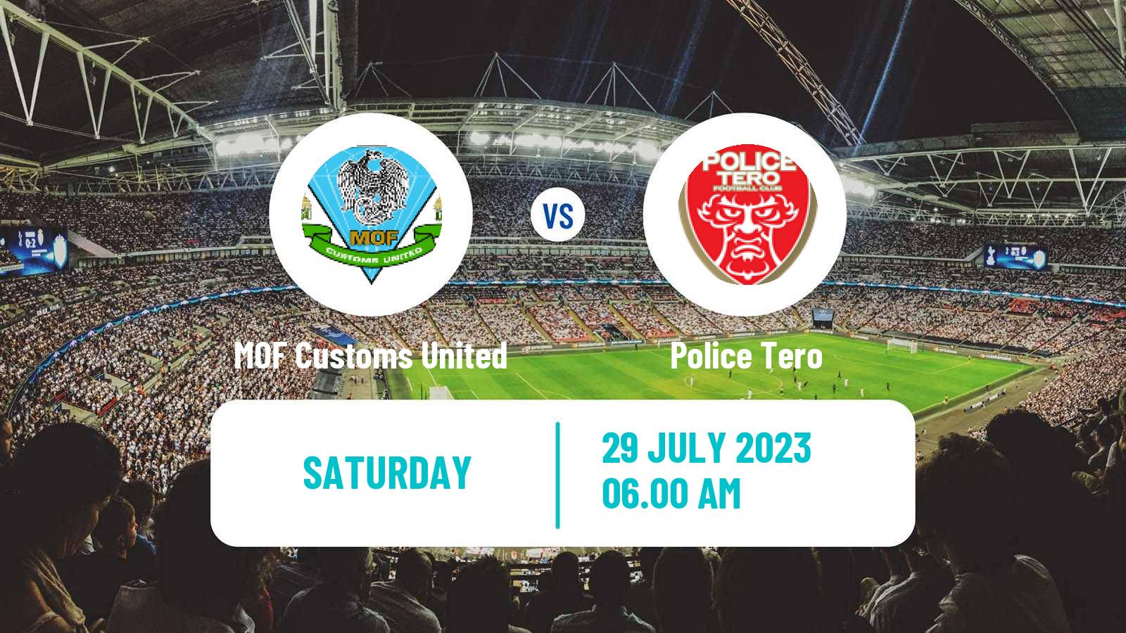 Soccer Club Friendly MOF Customs United - Police Tero