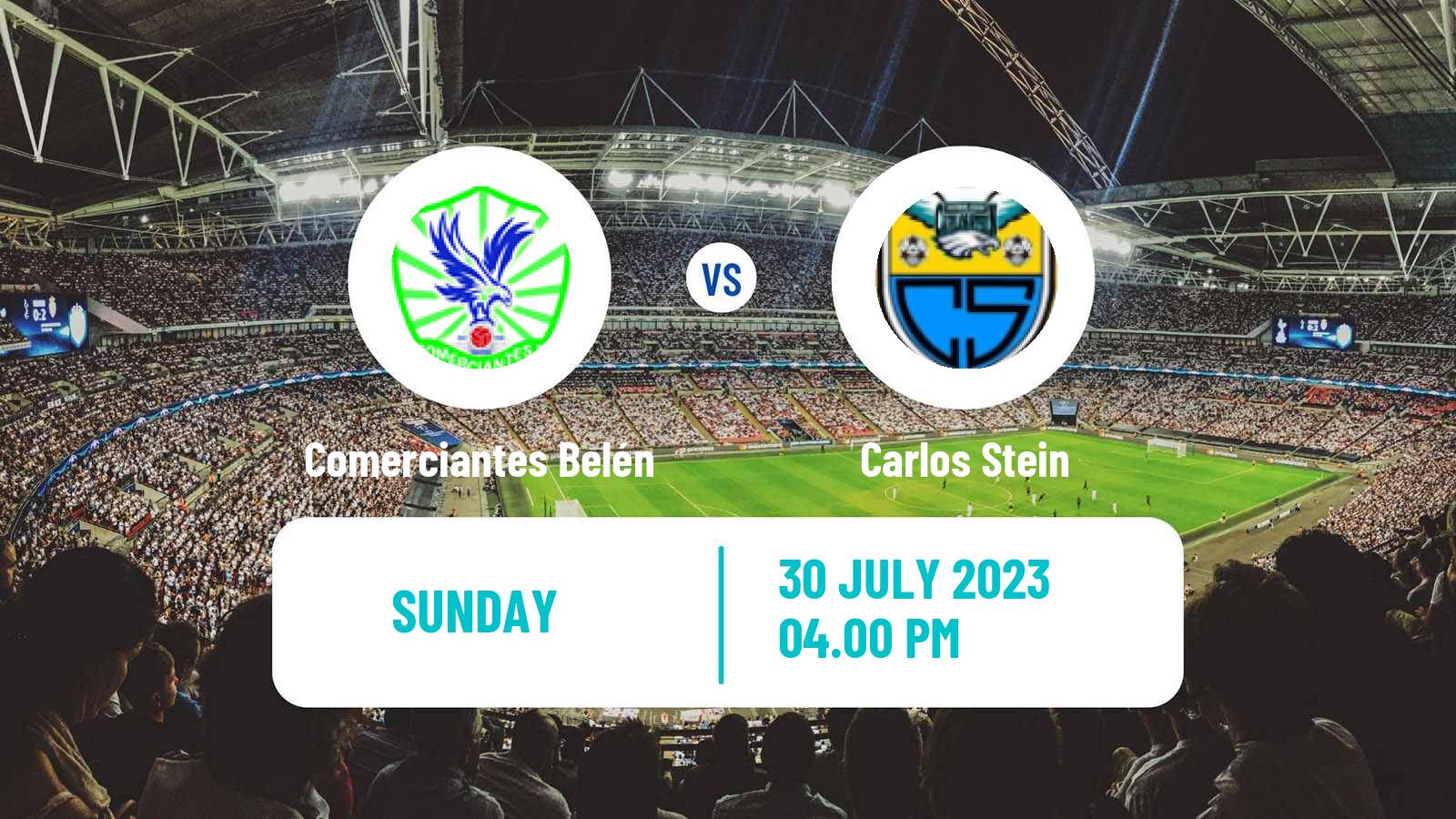 Soccer Peruvian Liga 2 Comerciantes Belén - Carlos Stein