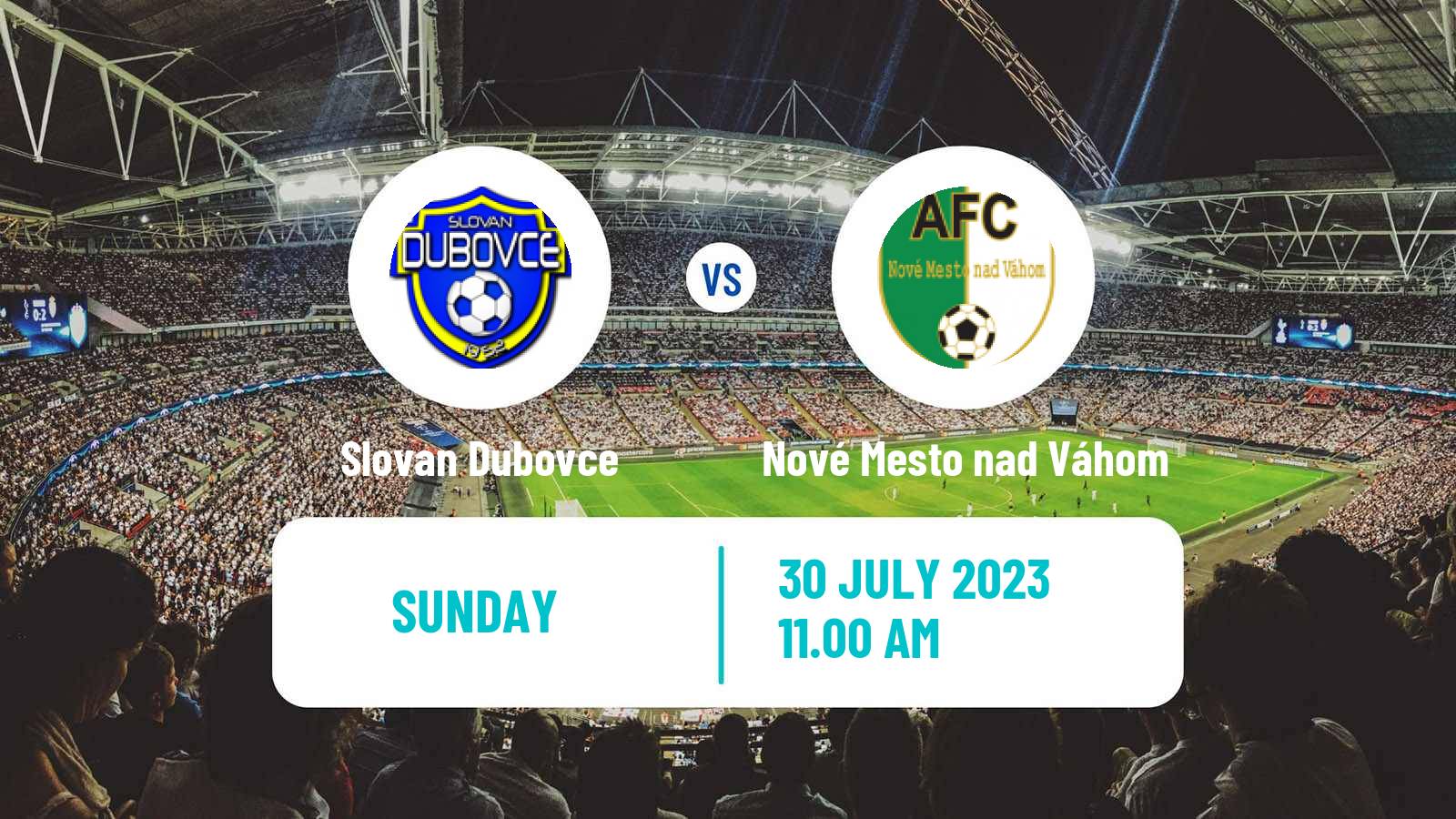 Soccer Slovak Cup Slovan Dubovce - Nové Mesto nad Váhom