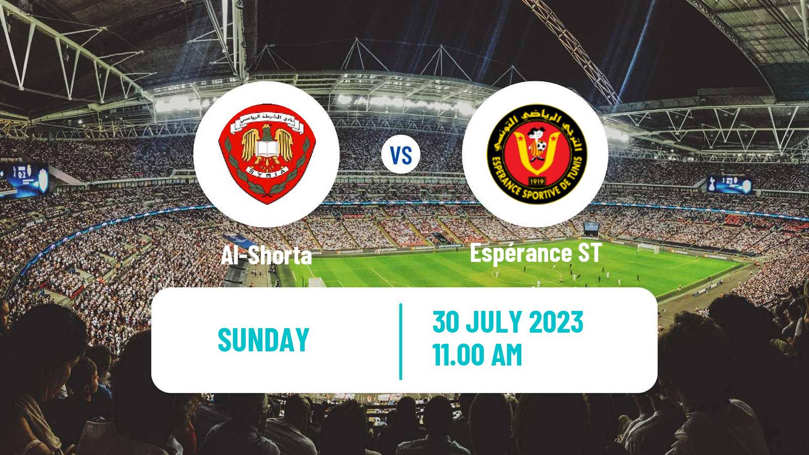 Soccer Arab Club Championship Cup Al-Shorta - Espérance ST