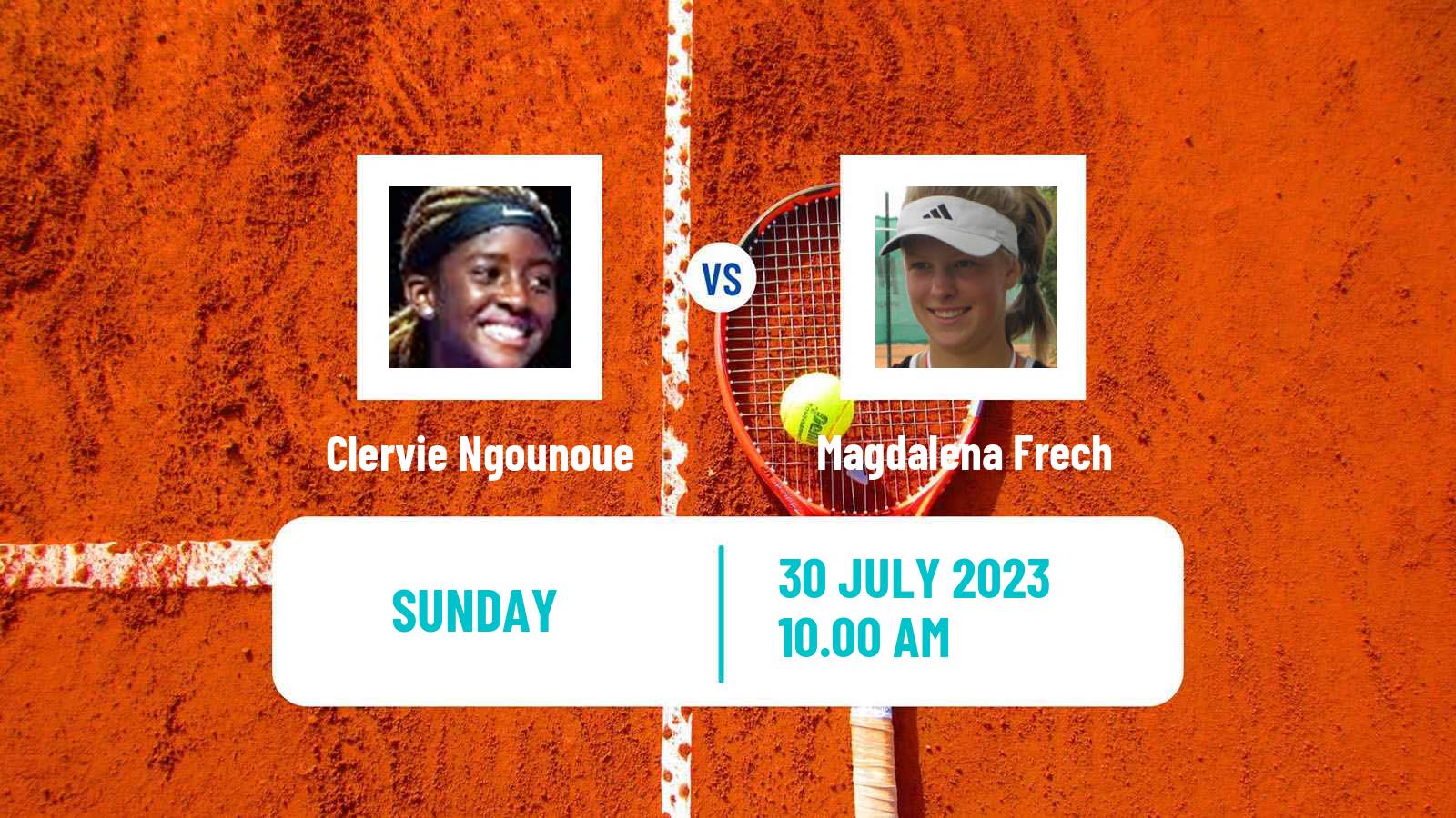 Tennis WTA Washington Clervie Ngounoue - Magdalena Frech