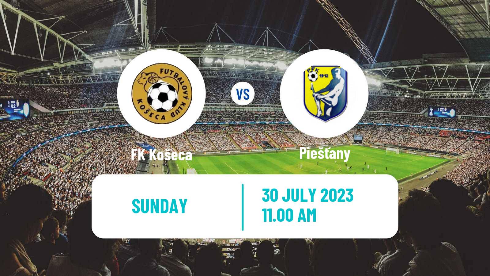 Soccer Slovak Cup Košeca - Piešťany