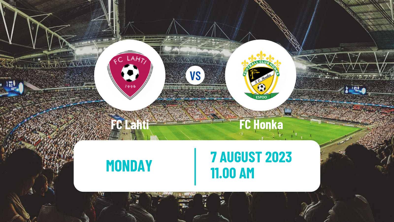 Soccer Finnish Veikkausliiga Lahti - Honka