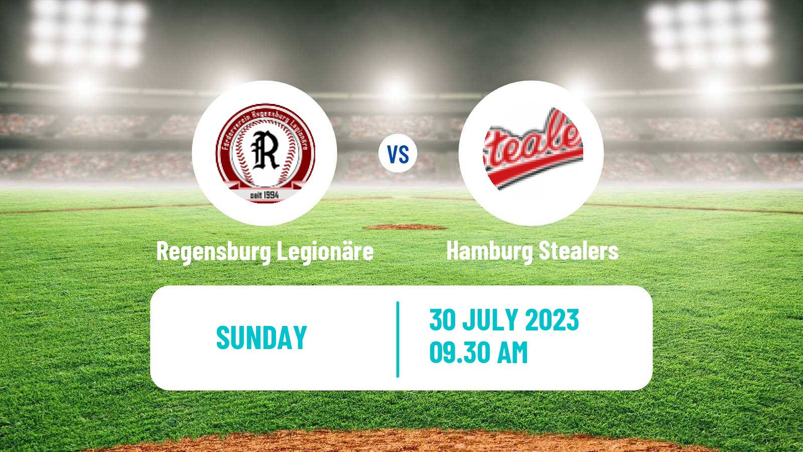 Baseball German Bundesliga Baseball Regensburg Legionäre - Hamburg Stealers