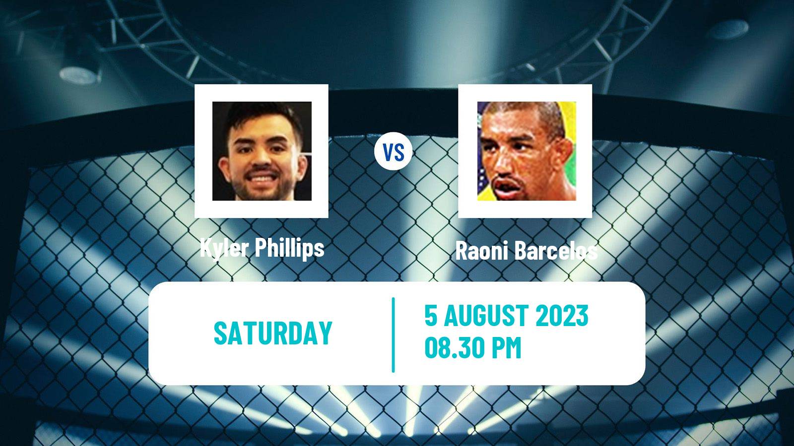 MMA Bantamweight UFC Men Kyler Phillips - Raoni Barcelos