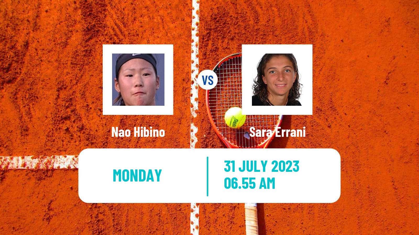 Tennis WTA Prague Nao Hibino - Sara Errani
