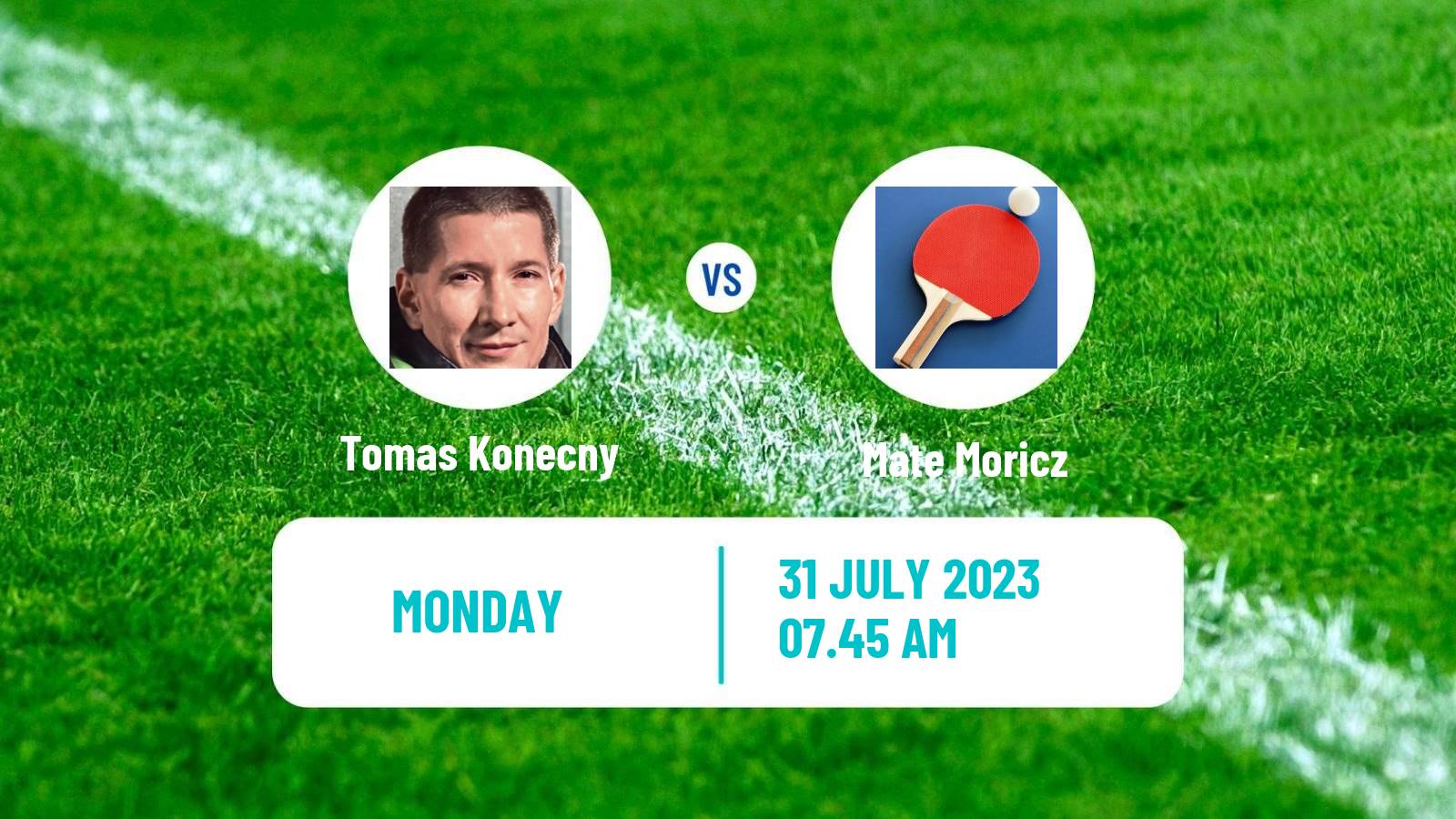 Table tennis Tt Star Series Men Tomas Konecny - Mate Moricz