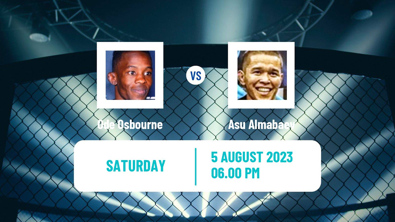 MMA Flyweight UFC Men Ode Osbourne - Asu Almabaev