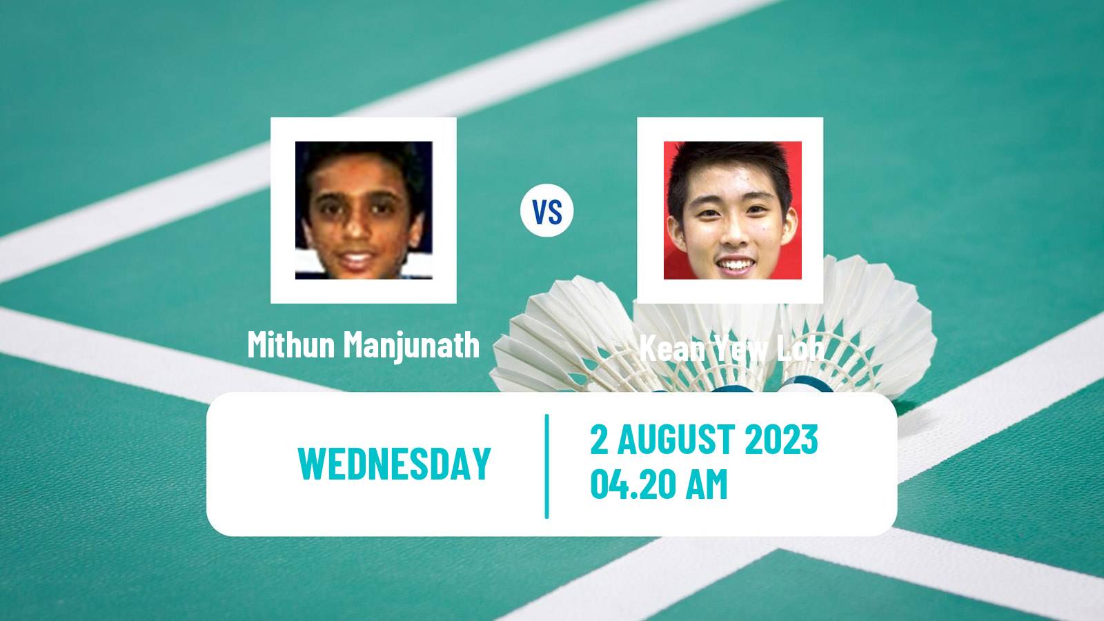 Badminton BWF World Tour Australian Open Men Mithun Manjunath - Kean Yew Loh