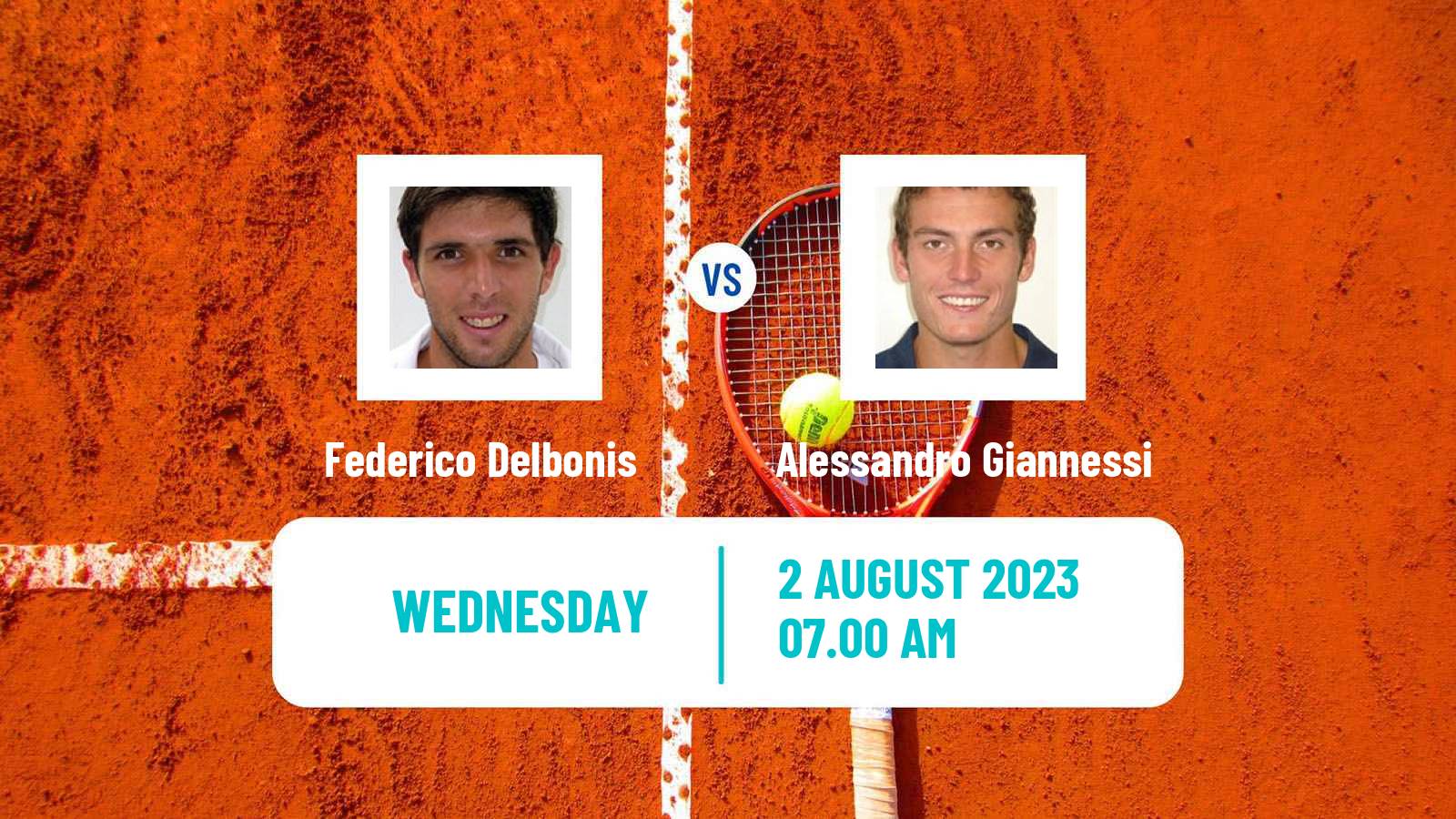 Tennis San Marino Challenger Men Federico Delbonis - Alessandro Giannessi