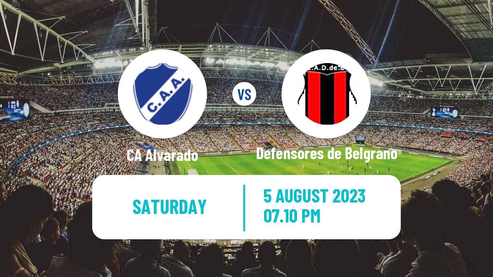 Soccer Argentinian Primera Nacional Alvarado - Defensores de Belgrano