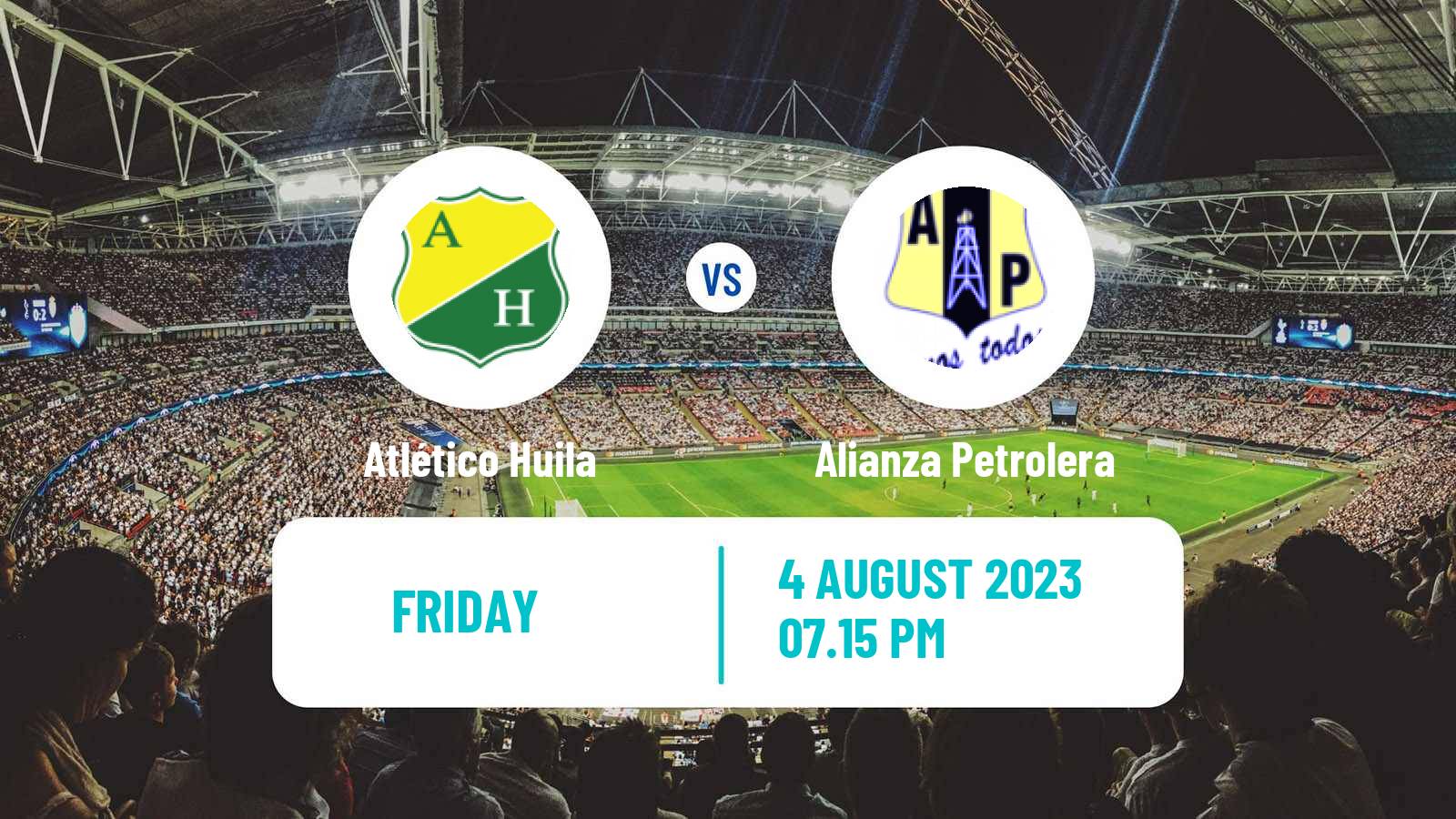 Soccer Colombian Primera A Atlético Huila - Alianza Valledupar