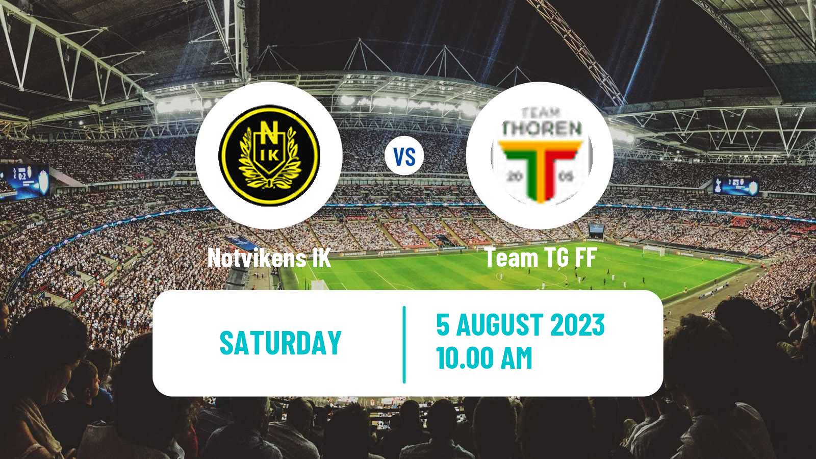 Soccer Swedish Division 2 - Norrland Notvikens - Team TG